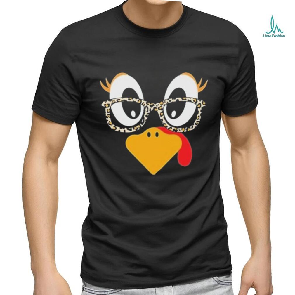 Turkey Face With Glasses Shirt Turkey Face With Glasses Shirt