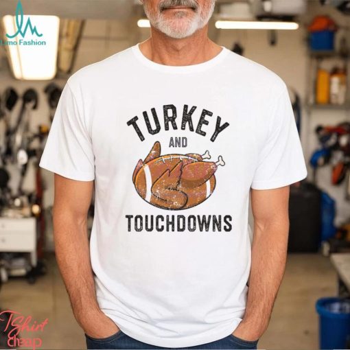 Turkey and Touchdowns Football Lover Shirt
