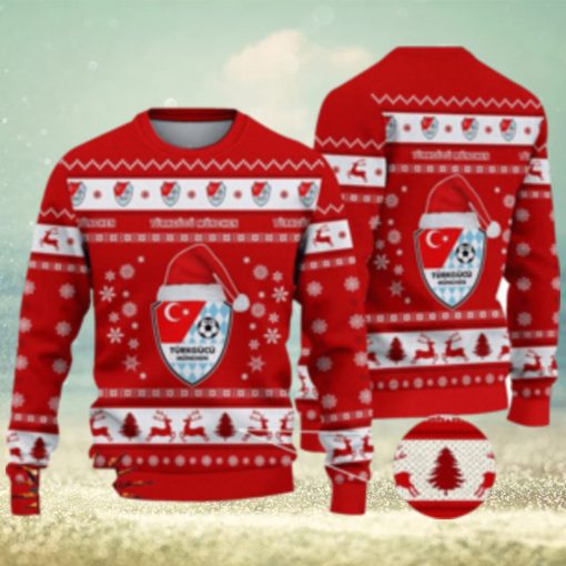 Türkgücü München 3D Ugly Christmas Sweater For Men And Women Sport Fans