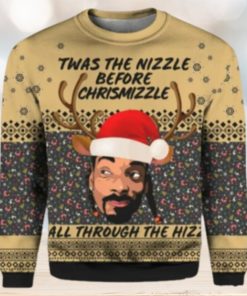 Twas The Nizzle Before Chrismizzle Ugly Christmas Sweater