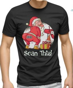 Twerking Santa Scan Code Shirt