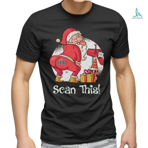 Twerking Santa Scan Code Shirt