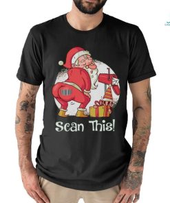 Twerking Santa Scan Code Shirt
