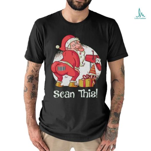 Twerking Santa Scan Code Shirt