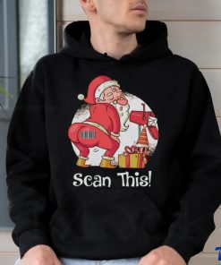 Twerking Santa Scan Code Shirt