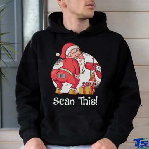 Twerking Santa Scan Code Shirt