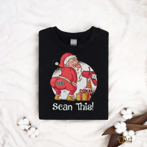 Twerking Santa Scan Code Shirt