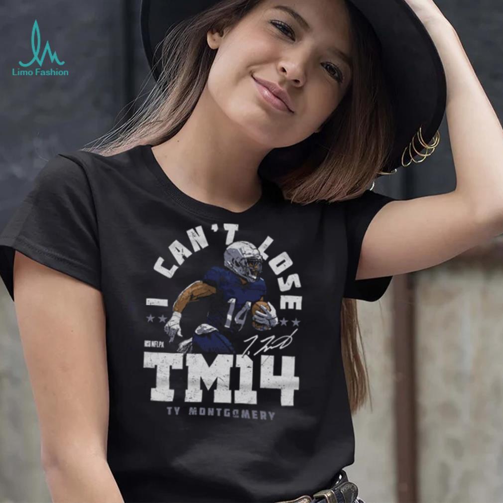 Ty Montgomery New England Can't Lose WHT Shirt Ty Montgomery New England Can't Lose WHT Shirt