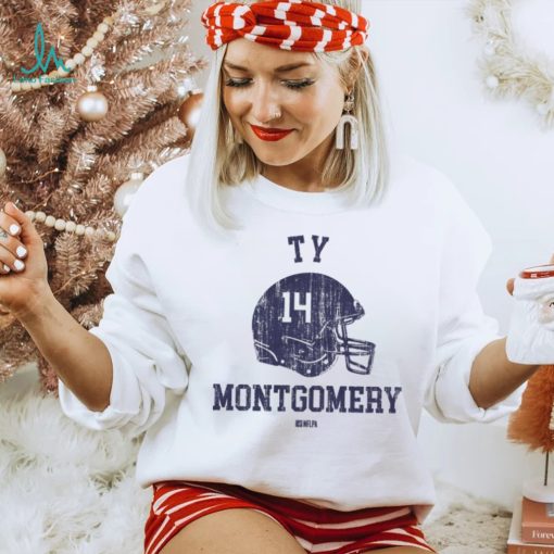 Ty Montgomery New England Helmet Font Shirt