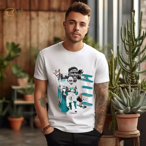 Tyreek Hill number 10 Miami Dolphins football player pose poster shirt
