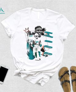Tyreek Hill number 10 Miami Dolphins football player pose poster shirt