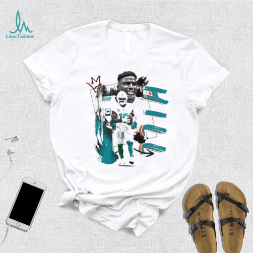 Tyreek Hill number 10 Miami Dolphins football player pose poster shirt