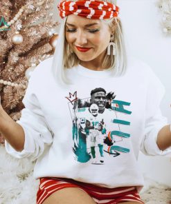 Tyreek Hill number 10 Miami Dolphins football player pose poster shirt
