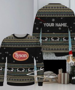 Tyson Foods Ugly Christmas Sweater2023 Xmas Gift Ideas For Fans Custom Name