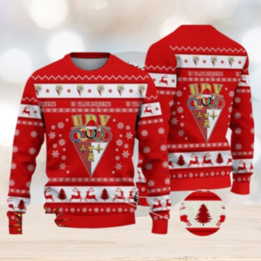 U.D. Vilafranquense 3D Ugly Christmas Sweater For Men And Women Sport Fans