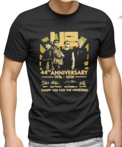 U2 44Th Anniversary 1976 2020 Thank You For The Memories Signatures Shirt