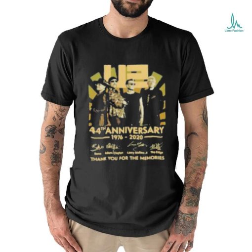 U2 44Th Anniversary 1976 2020 Thank You For The Memories Signatures Shirt