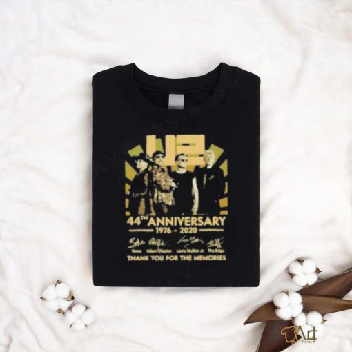 U2 44Th Anniversary 1976 2020 Thank You For The Memories Signatures Shirt