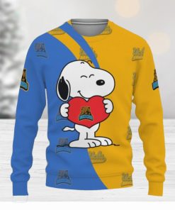 UCLA Bruins Snoopy Cute Heart American Sports Team Ugly Christmas Sweater AOP Gift Holidays