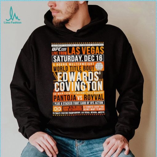 UFC 296 matchup shirt