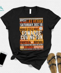 UFC 296 matchup shirt