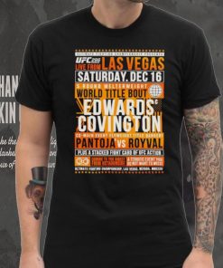 UFC 296 matchup shirt