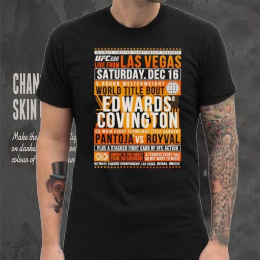 UFC 296 matchup shirt