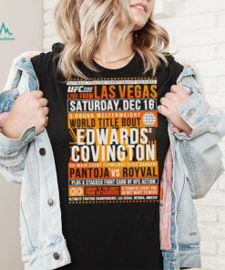 UFC 296 matchup shirt
