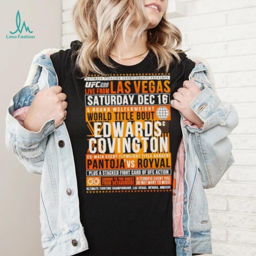 UFC 296 matchup shirt