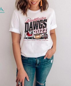 UGA 2022 Football National Champions Dawgs Back To Back Perfect Season T Shirt