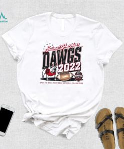 UGA 2022 Football National Champions Dawgs Back To Back Perfect Season T Shirt