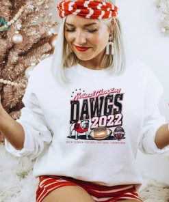 UGA 2022 Football National Champions Dawgs Back To Back Perfect Season T Shirt
