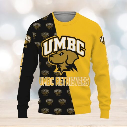 UMBC Retrievers Sports American Football Ugly Xmas Sweater AOP Gift Holidays