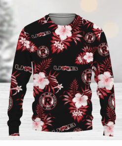 UNB Varsity Reds Tropical Hawaii Sport Knitted Christmas 3D Sweater Gift Holidays