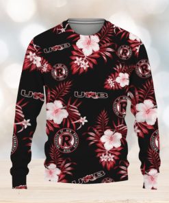 UNB Varsity Reds Tropical Hawaii Sport Knitted Christmas 3D Sweater Gift Holidays