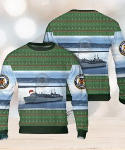 US Navy USS Emory S. Land Christmas Sweater