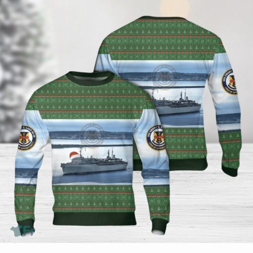 US Navy USS Emory S. Land  Christmas Sweater