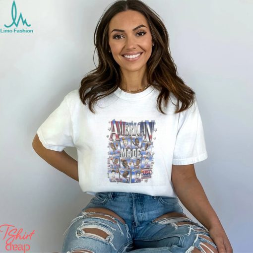 USA Dream Team Olympic Basketball Caricature T Shirt