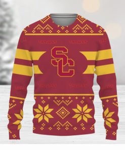 USC Trojans Custom New Uniforms For Fan Gear Knitted Christmas Sweater Gift Holidays