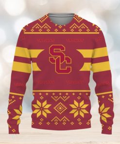 USC Trojans Custom New Uniforms For Fan Gear Knitted Christmas Sweater Gift Holidays