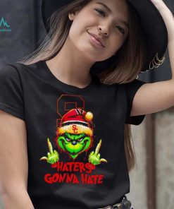 USC Trojans Grinch middle finger haters gonna hate shirt