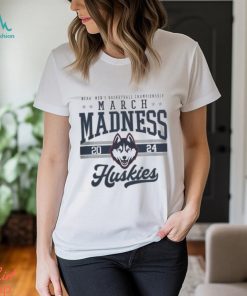 Uconn huskies white 2024 ncaa men’s basketball tournament march madness T shirt