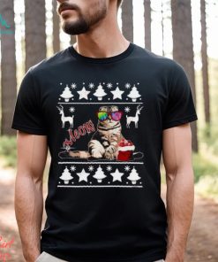 Ugly Christmas Funny Cat Parent Shir