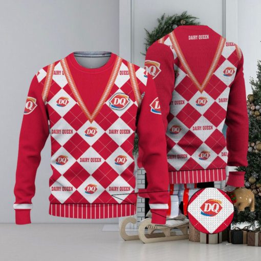 Ugly Christmas Sweater Dairy Queen 3D For Men Women