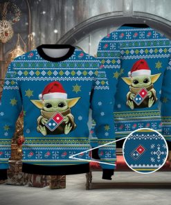 Ugly Christmas Sweater Domino’s Pizza Baby Yoda 3D For Men Women