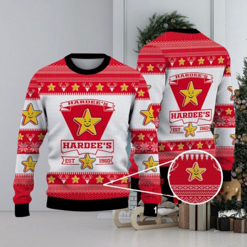 Ugly Christmas Sweater Hardee’s 3D For Men Women