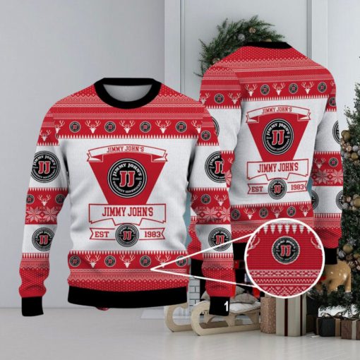 Ugly Christmas Sweater Jimmy John’s 3D For Men Women