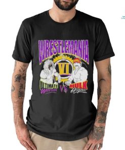 Ultimate Warrior vs Hulk Hogan Shirt