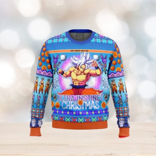 Ultra Instinct Goku Dragon Ball Super Ugly Christmas Sweaters