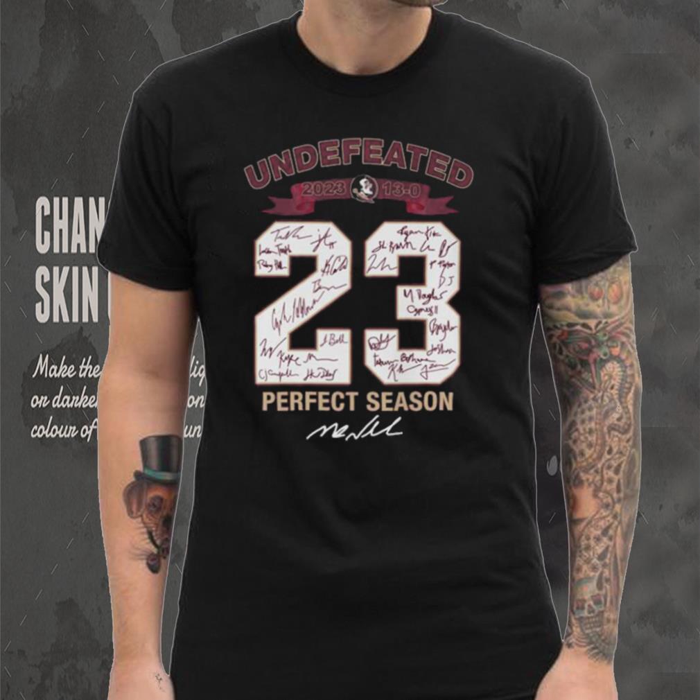 Undefeated 2023 13 0 23 perfect season signatures T shirt Undefeated 2023 13 0 23 perfect season signatures T shirt